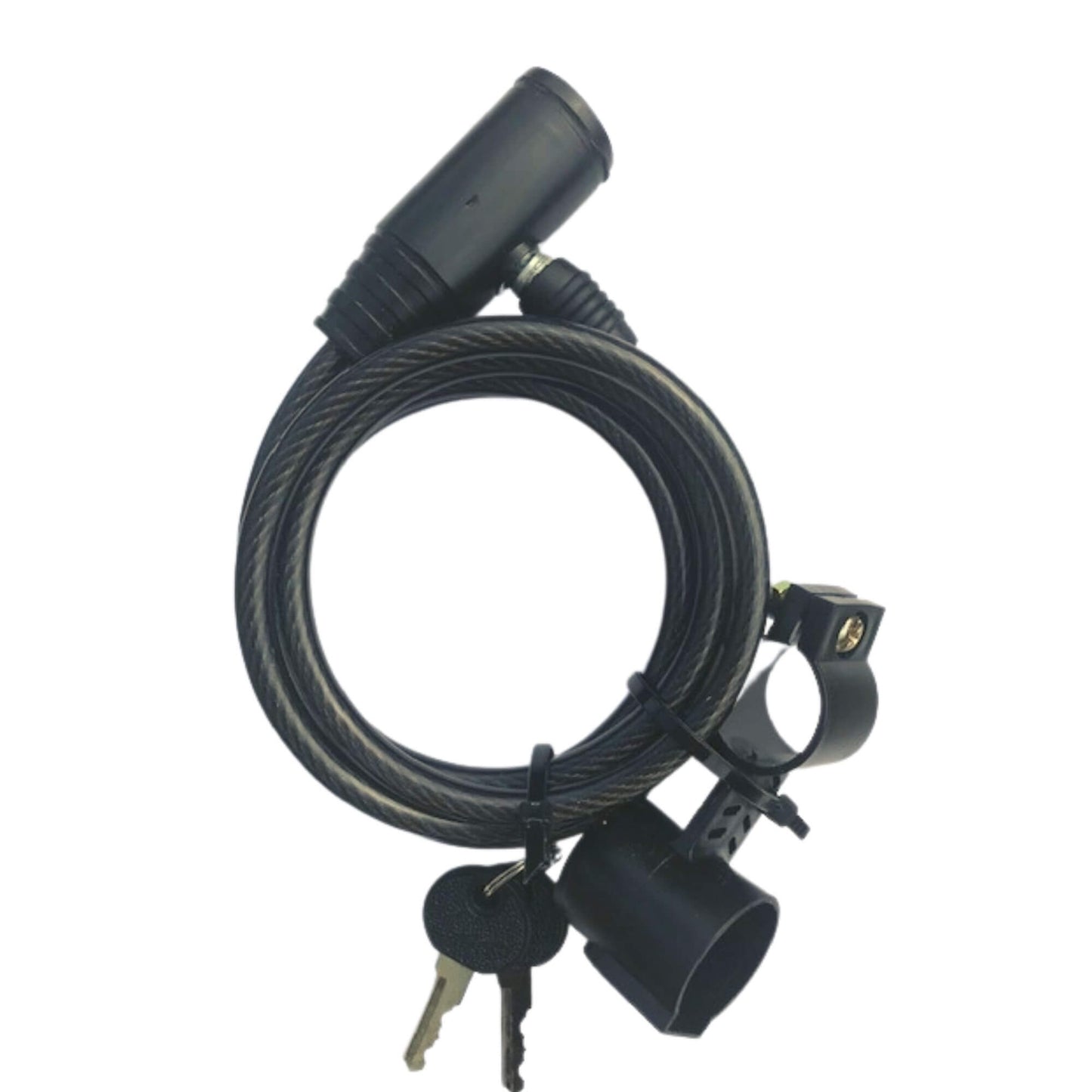 Bike lock with key - black color