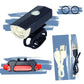 Set of Bike Lights, Rechargeable Bicycle Lights. USB Bike Lights Front & Back